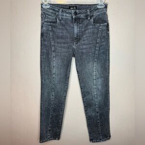 Kut from the Kloth Reese High Rise Fab Ab Ankle Straight Jeans Size 6 Denim Mod